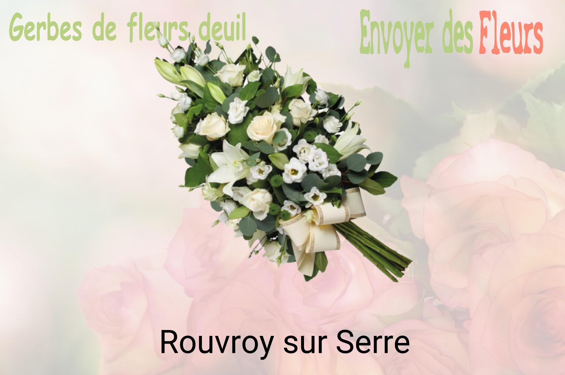 Gerbe de fleurs de deuil livrée à Rouvroy-sur-Serre